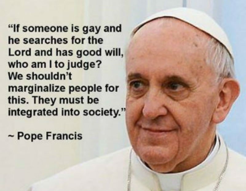 Francis endorses civil unions for same-sex couples