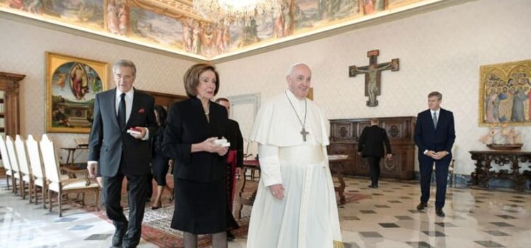 Pope Francis and Nancy Pelosi Meet at the Vatican