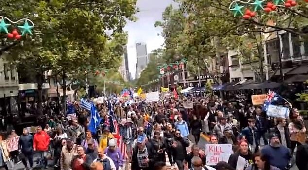 Huge numbers protest against Daniel Andrew’s proposed new laws in Victoria