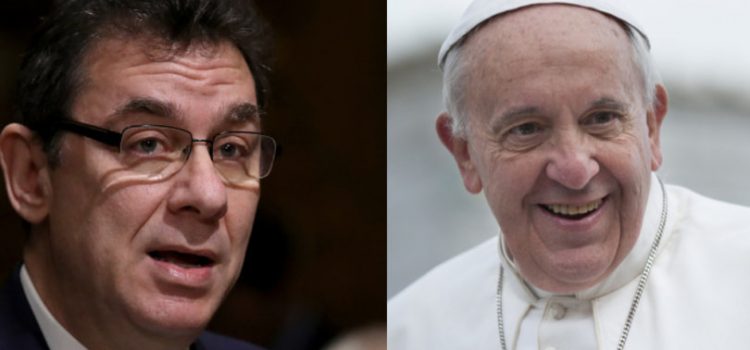 Pope Francis met privately twice last year with Pfizer CEO Albert Bourla