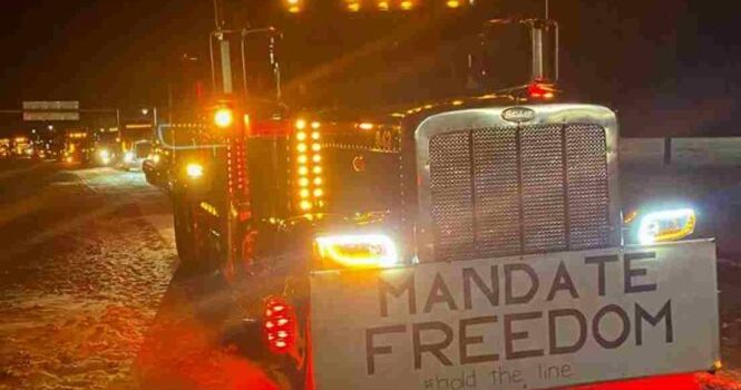 Canadian truck drivers protests- being denied to pickup supplies