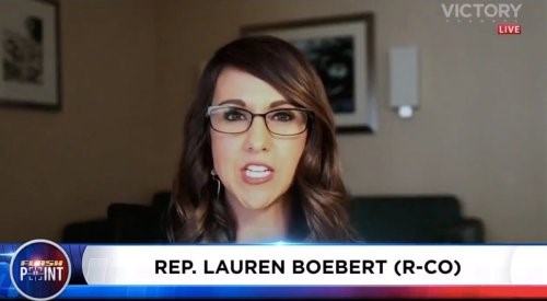 Rep. Lauren Boebert said the idea of a separation of church and state is “junk.”