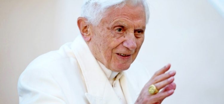 Benedict’s brief papacy was marred by the priest sex abuse scandal