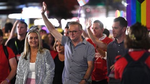 Australia’s prime minister Anthony Albanese makes history at Sydney’s Mardi Gras parade