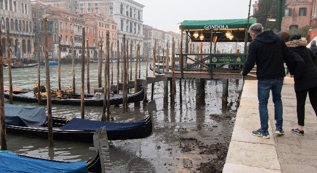 Alarmists Complain of Sea Rise as Venice Canals Dry Up