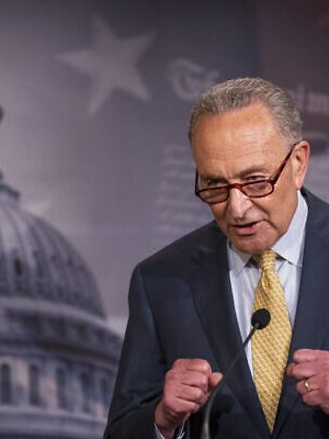 Senate Majority Leader Chuck Schumer of N.Y., speaks during a news conference on Capitol Hill, Tuesday, June 16, 2020, in Washington. (AP Photo/Manuel Balce Ceneta)